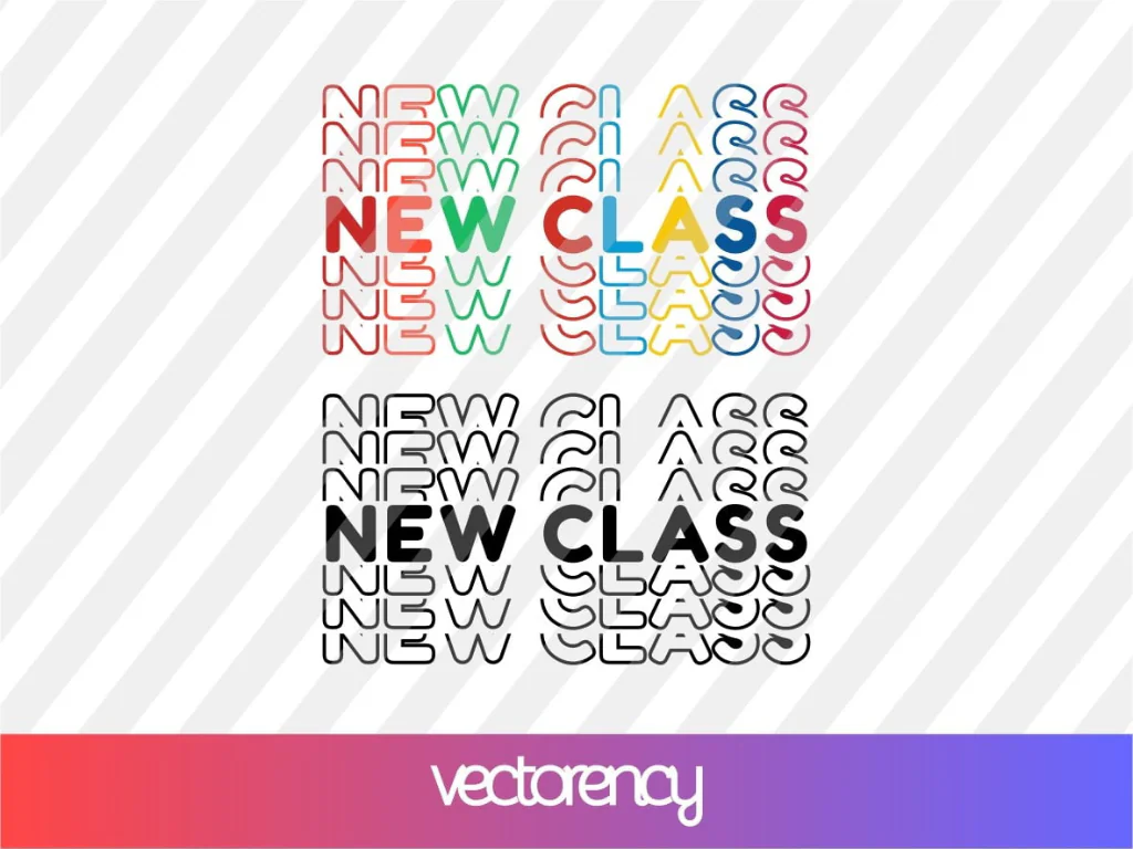 New Class SVG Cricut Files