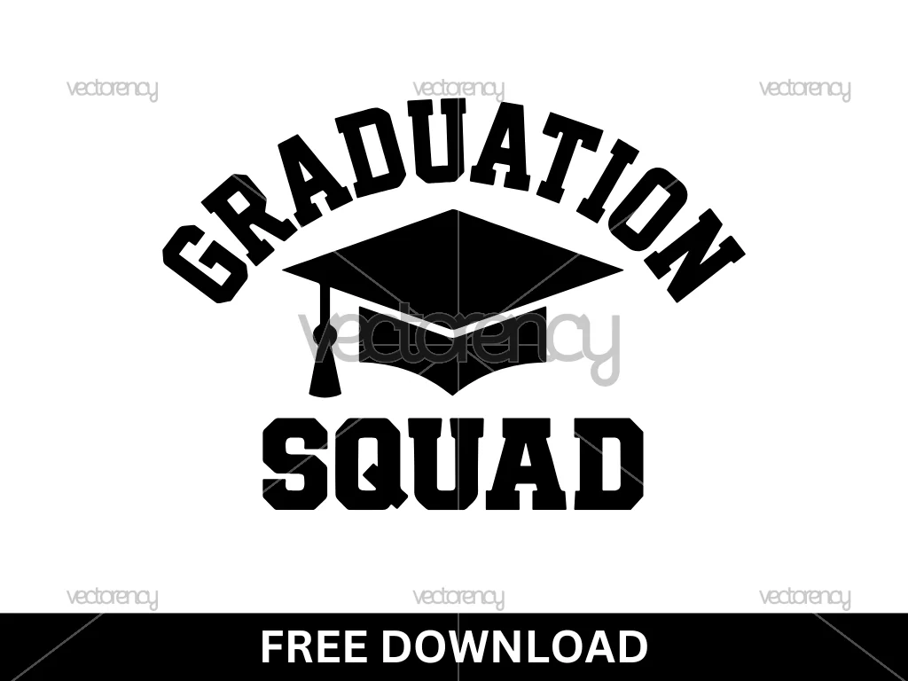 Graduation Squad Shirt Design SVG
