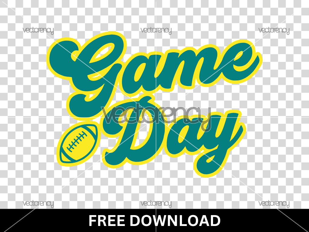 American Football Game Day SVG Free Download