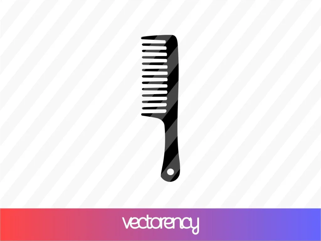 Hair Comb SVG Vector