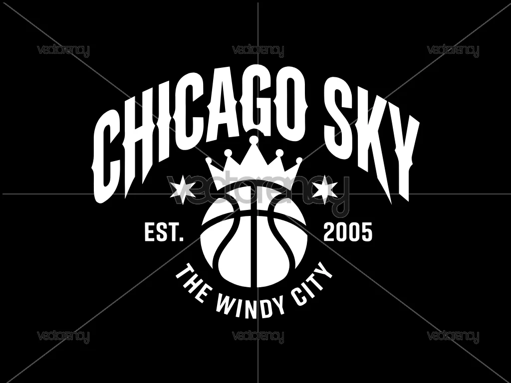 Chicago Sky Basketball Premium Design