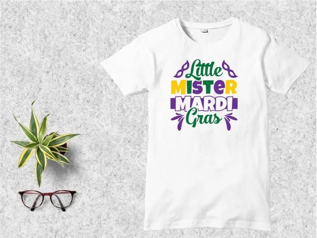 Little Mister Mardi Gras SVG