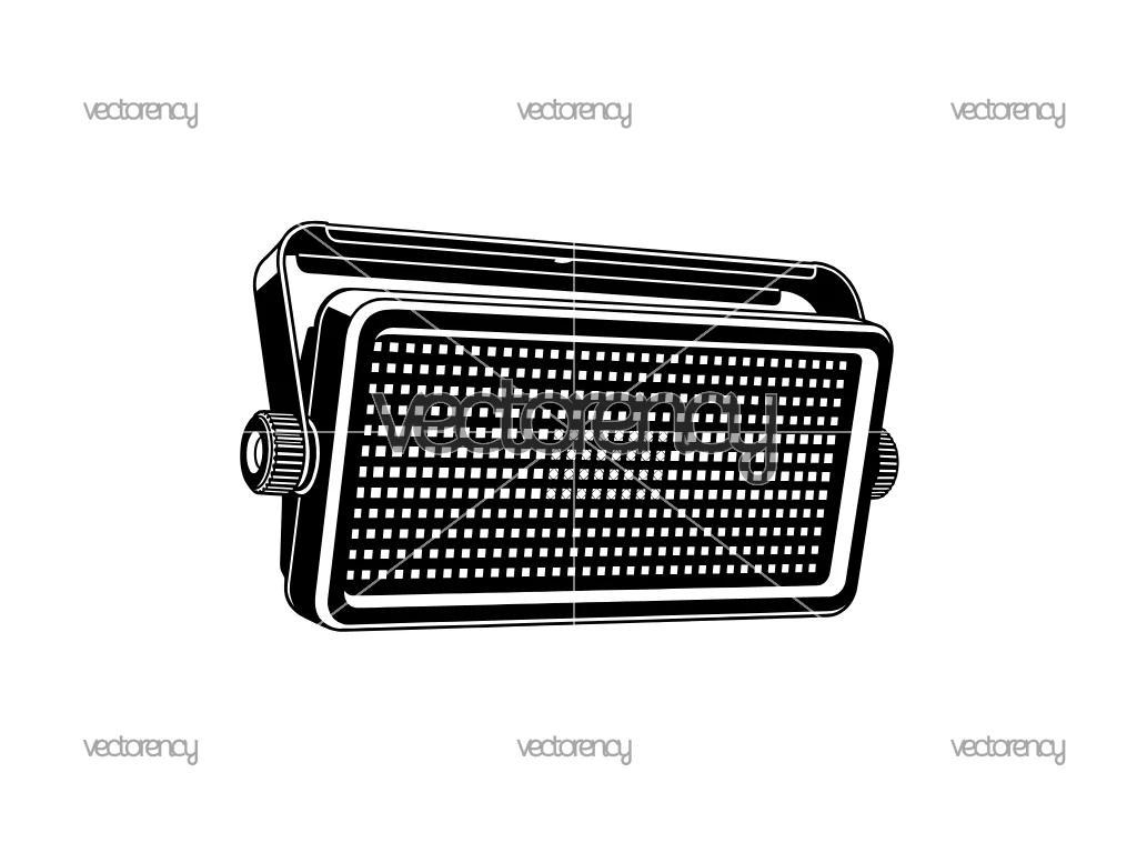 LED Stage Strobe Effect Lights Vector SVG EPS PNG
