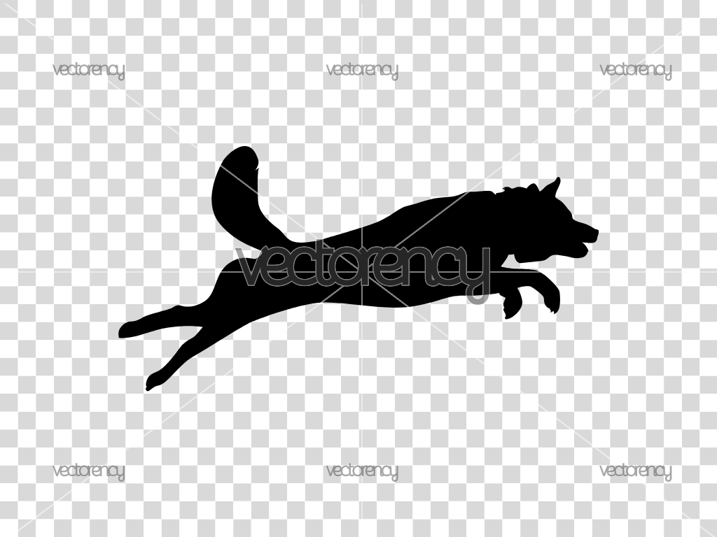 Dog Shiba Inu Silhouette