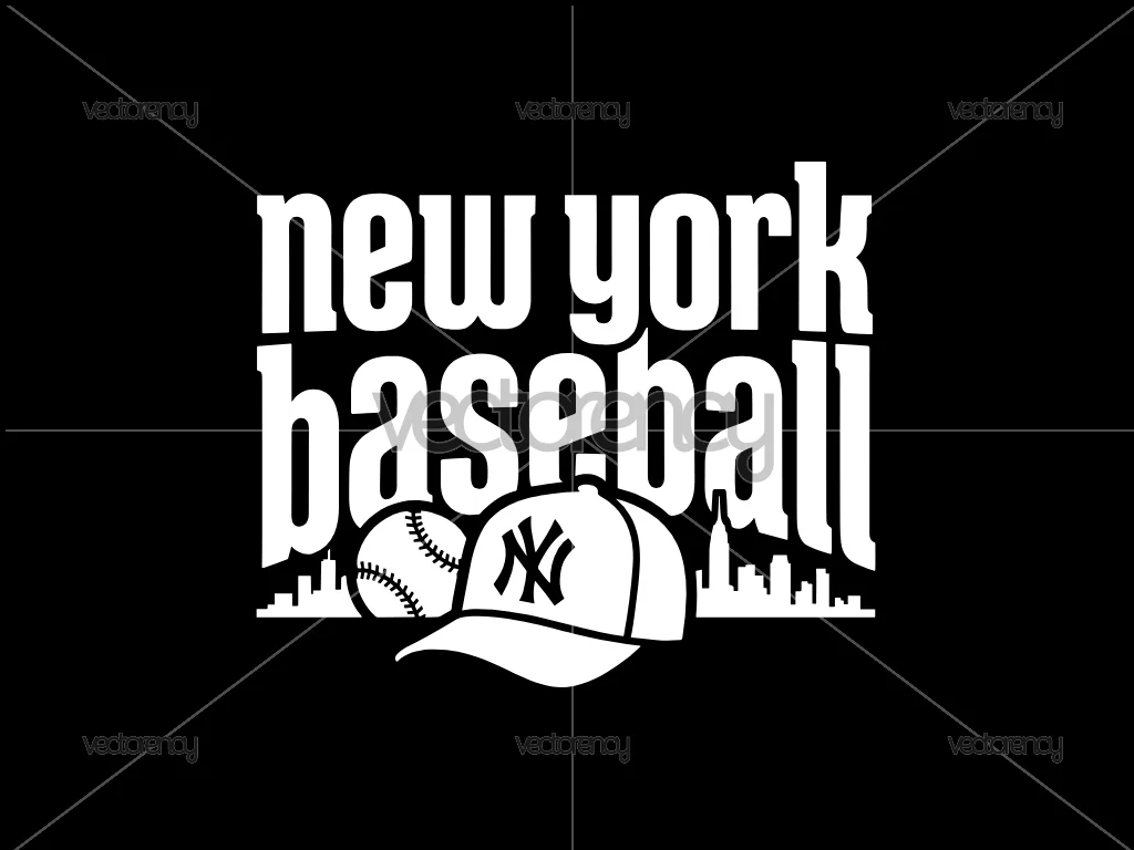 New York Baseball Premium Graphic Design
