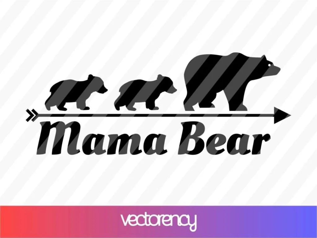 Mama Bear SVG Cricut File