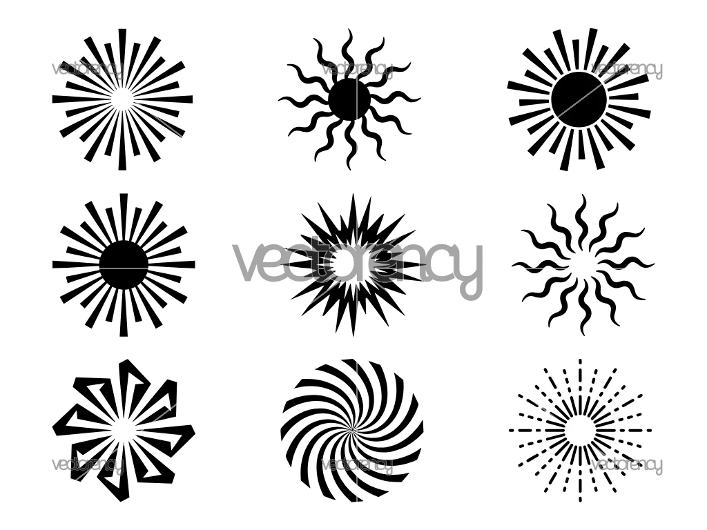 Sunburst SVG Cut Files