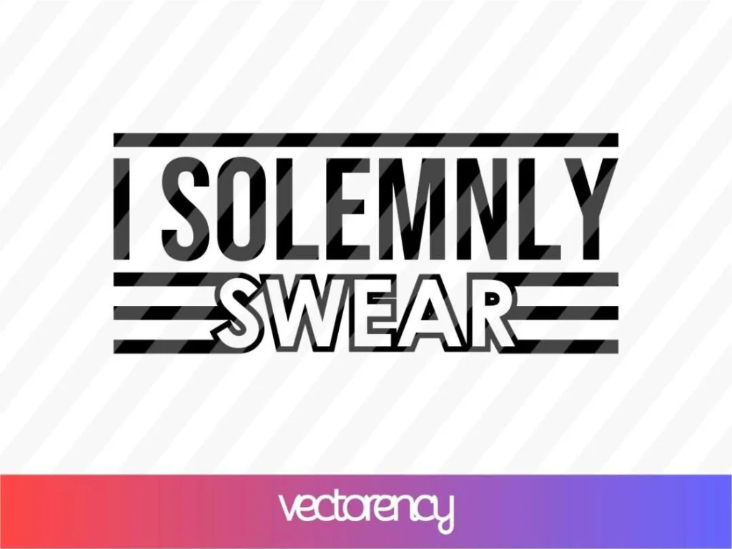 I Solemnly Swear SVG