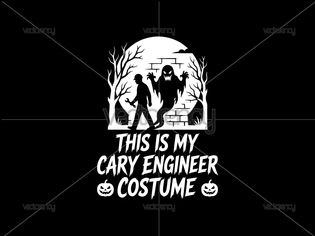 This Is My Scary Engineer Costume Funny Halloween SVG PNG