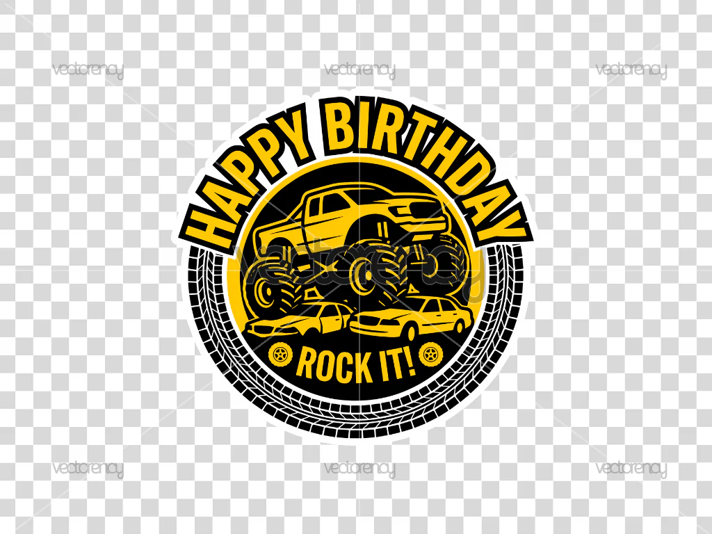 Rock it Happy Birthday Printabel Truck