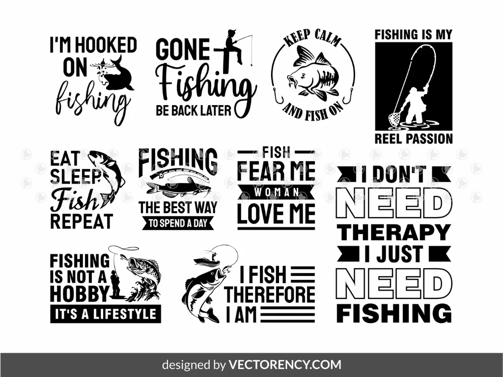 Funny Fishing SVG Sayings