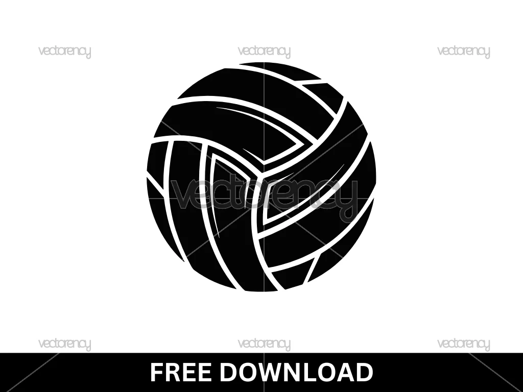 Free Volleyball Ball SVG