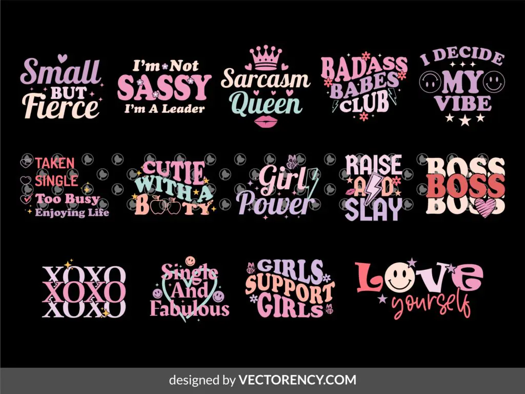 Feminist Girls SVG