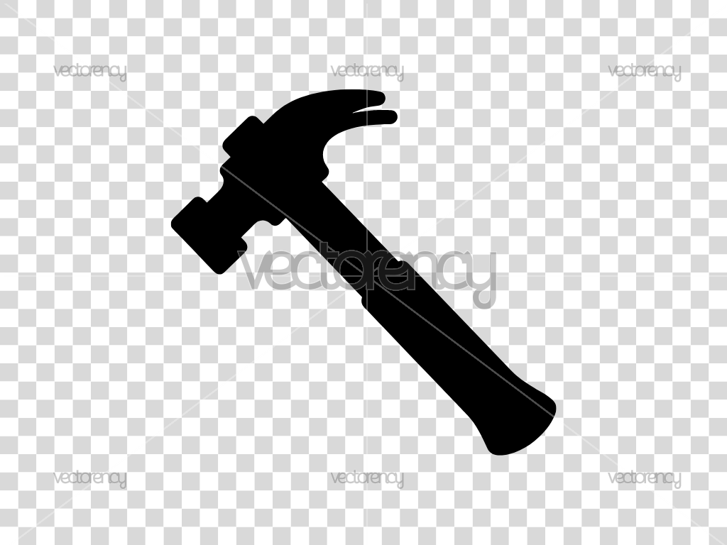 Hammer Silhouette SVG Cut File