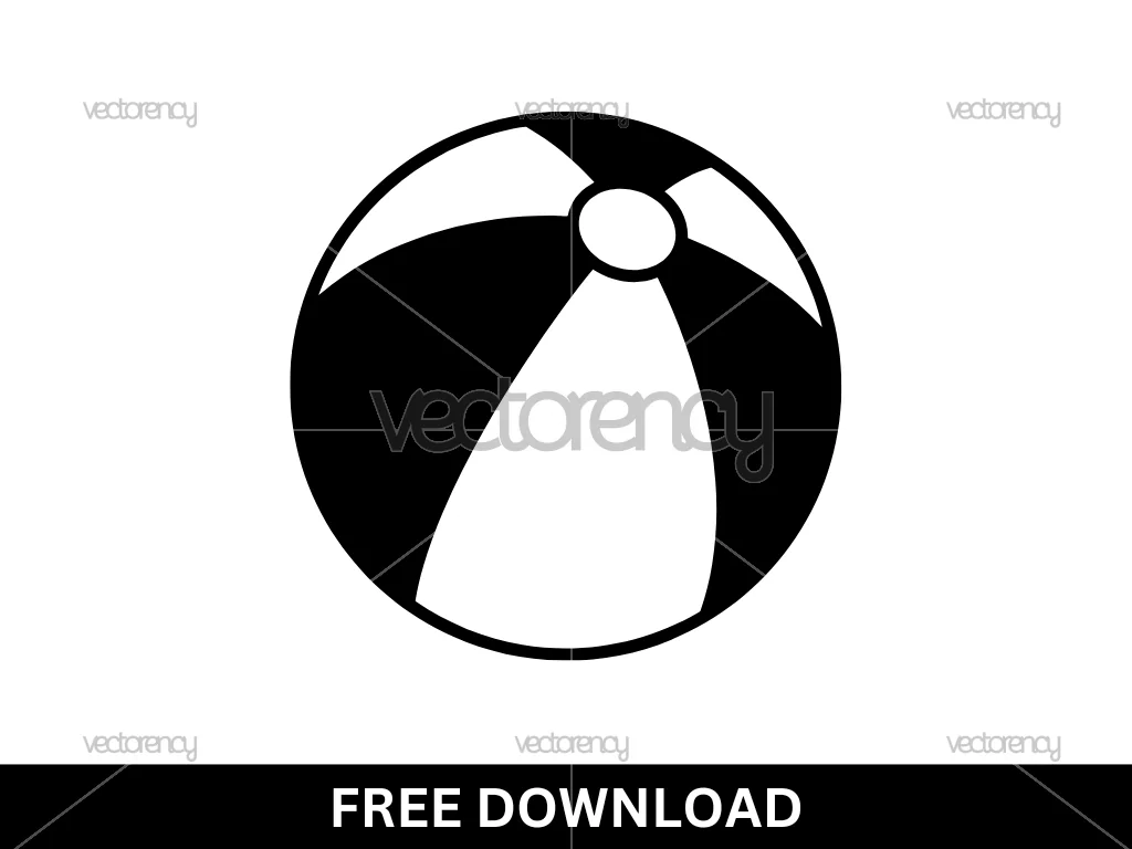 Beach Ball SVG Free Download