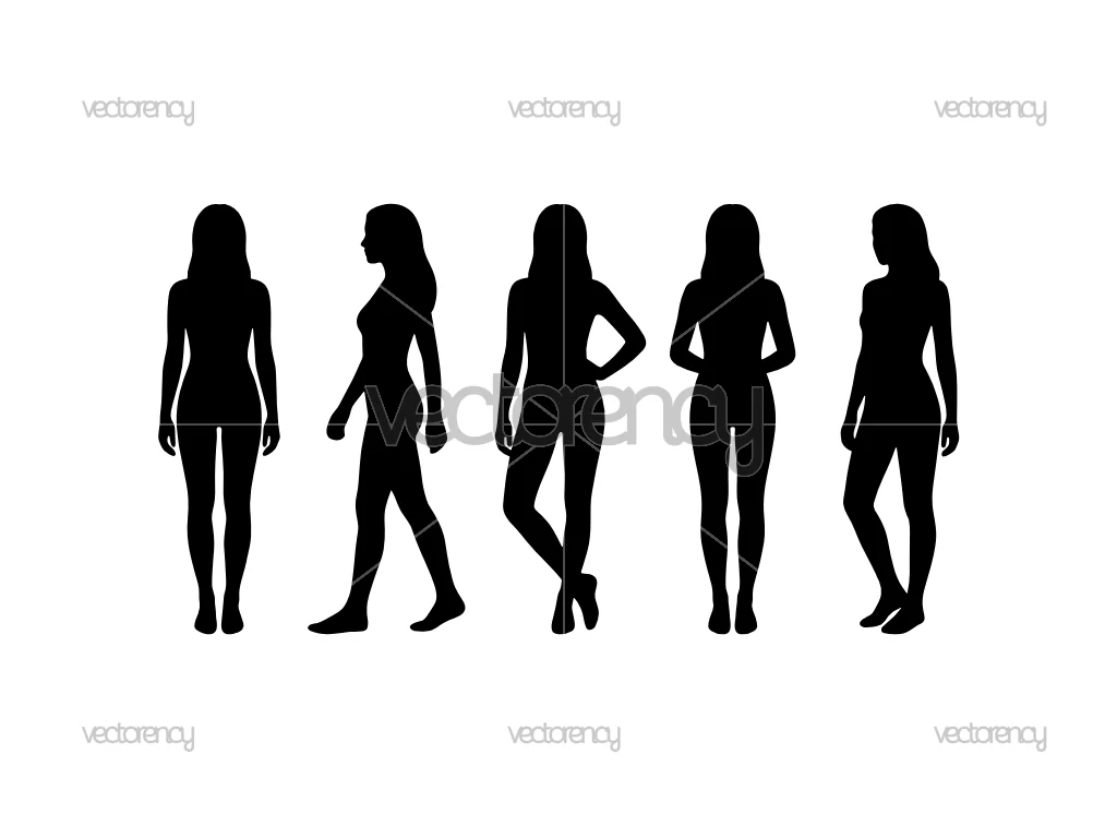 Female Silhouette SVG