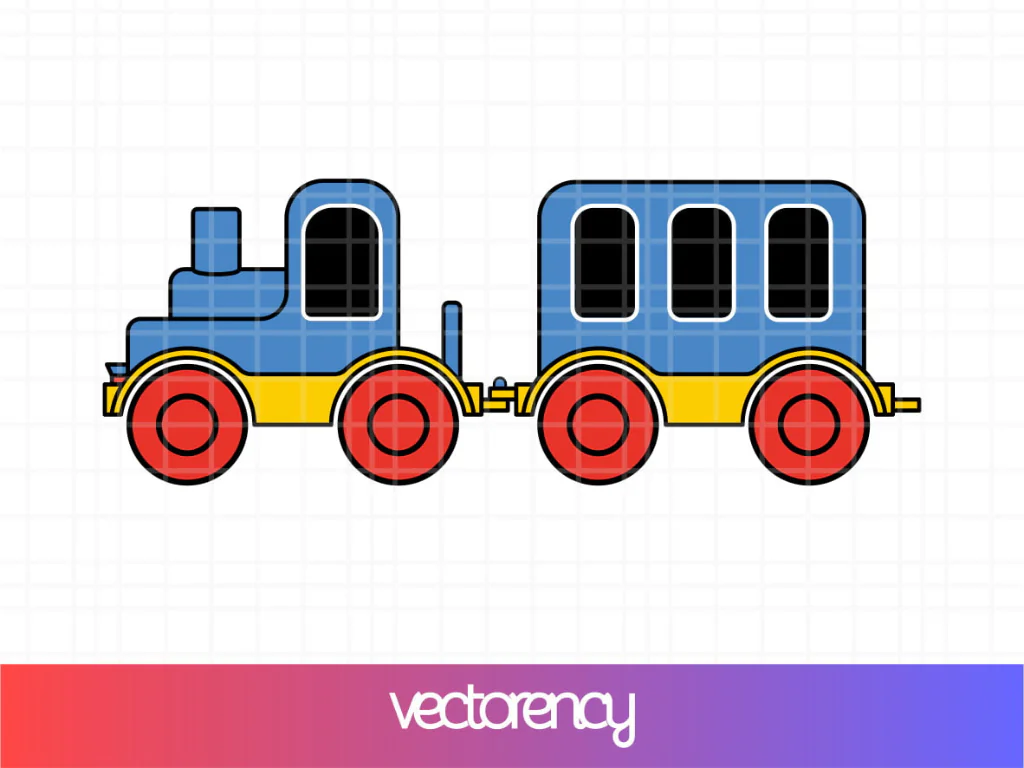 Funny Train SVG Clipart Free Download