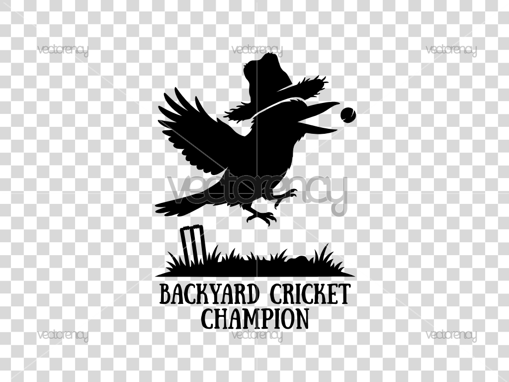 Backyard Cricket Champion SVG PNG EPS DXF