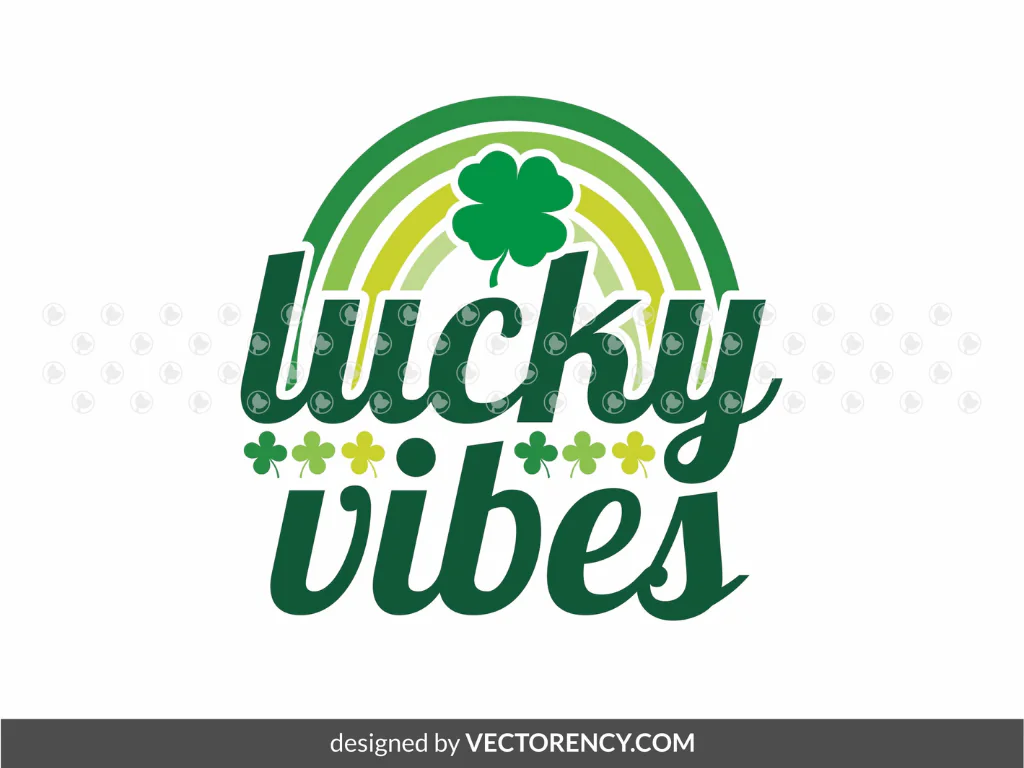 Lucky Vibes SVG Vector