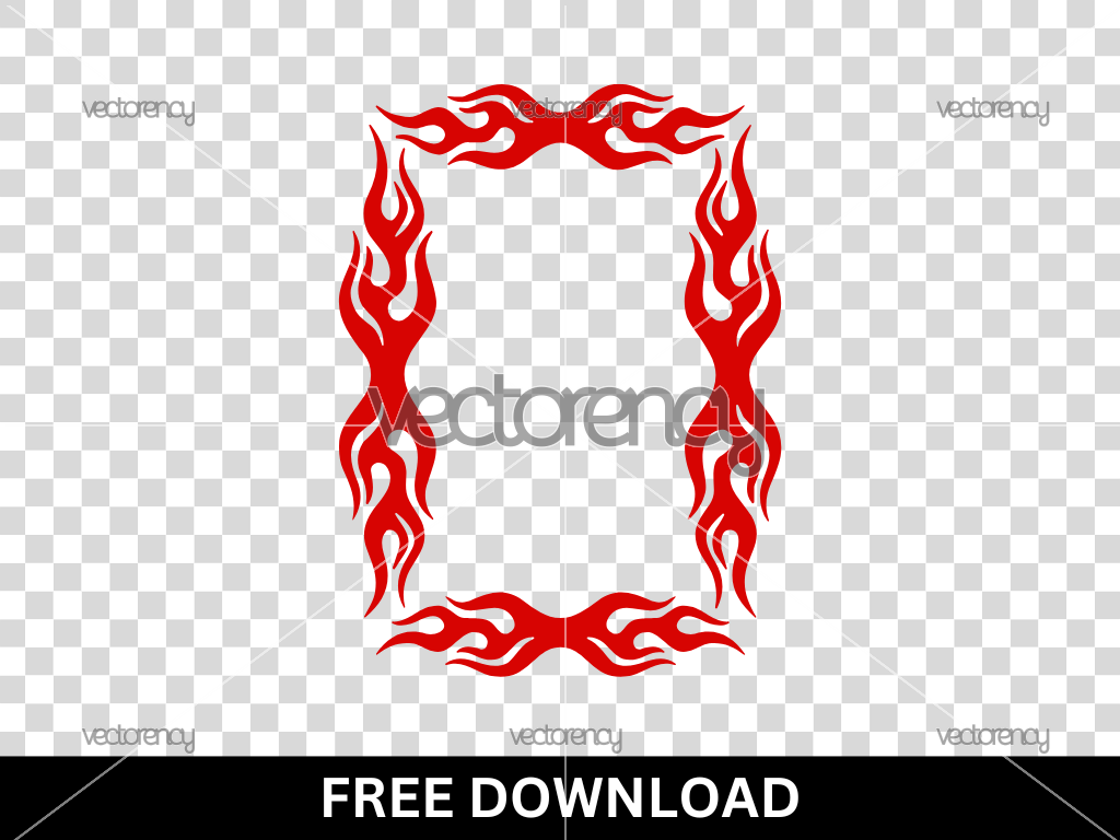 Red Neo Tribal Y2k Tattoos Vector Free Download