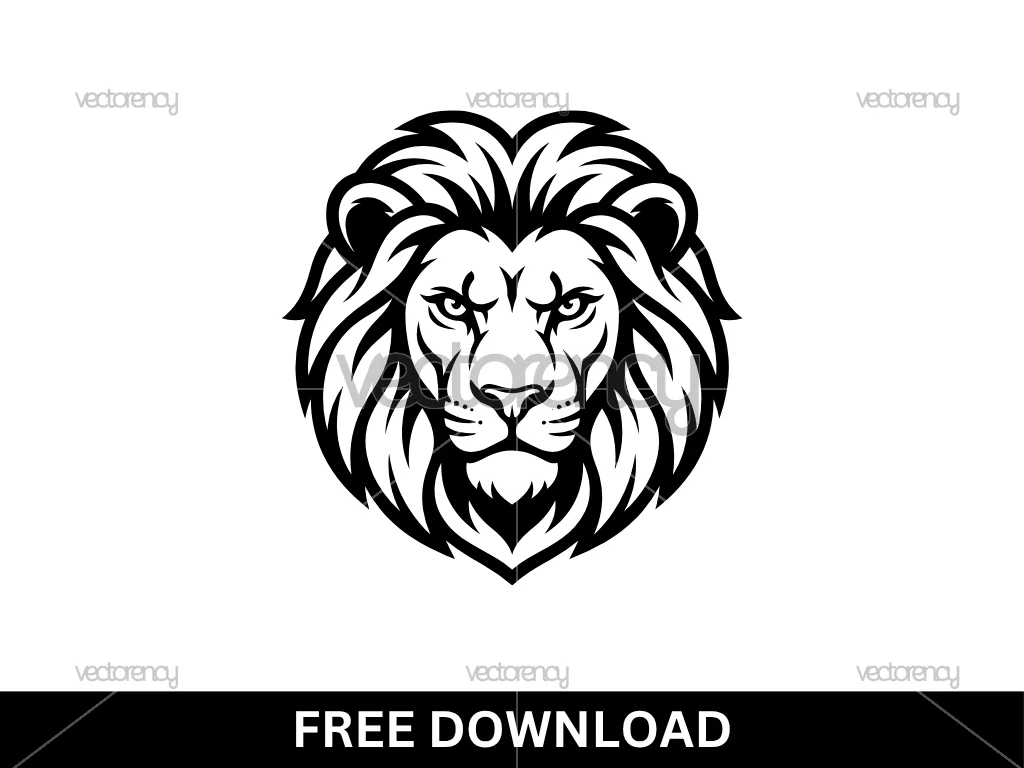 Lion King Head SVG Free