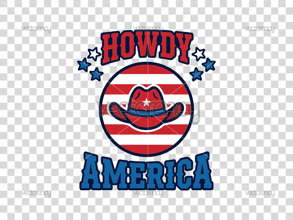 Howdy America SVG