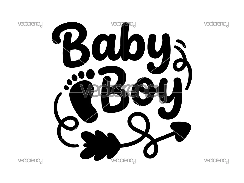 Baby Boy SVG Newborn Baby Quote PNG EPS DXF