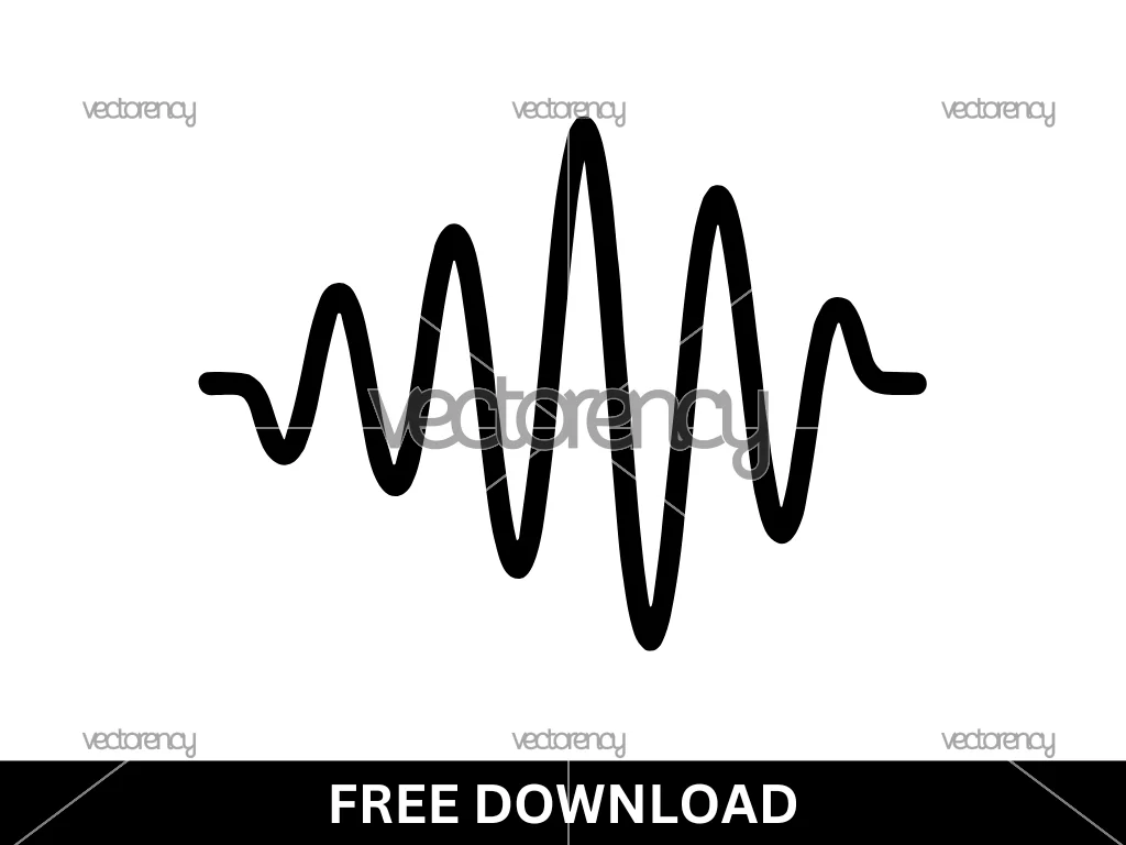 Radio Frequency Waves SVG Free