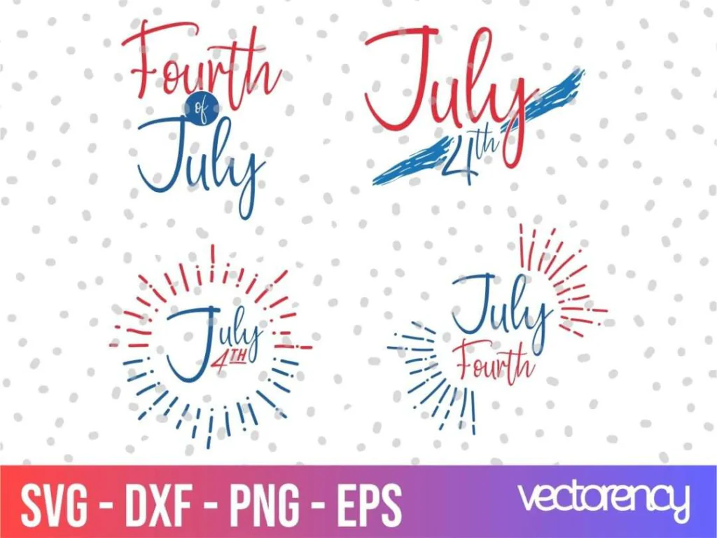 4th of July SVG