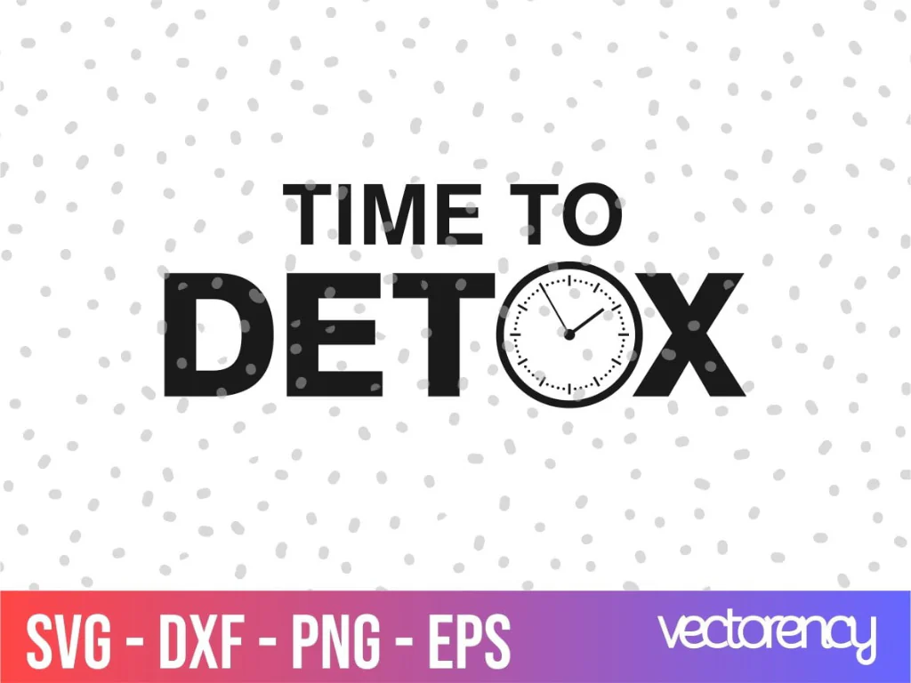 Kitchen Saying Time to Detox SVG Kitchen Decor Cricut