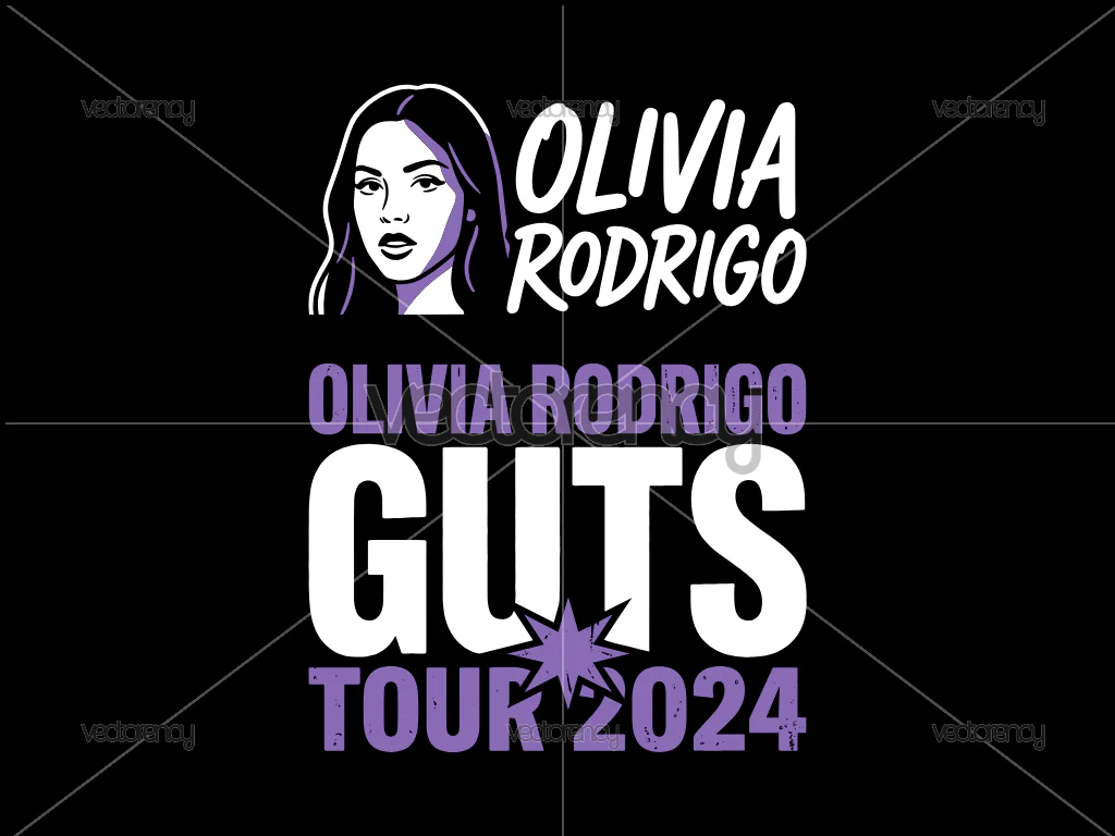 Olivia Rodrigo Vector Design Premium