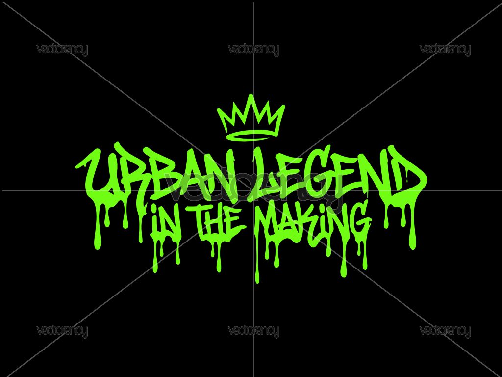 Urban Legend in The Making SVG Vector Design Urban