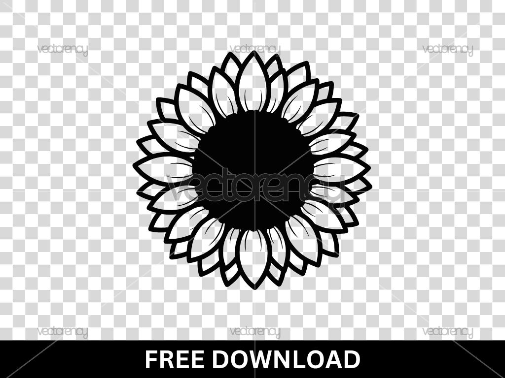 Free Sunflower SVG for Summer Party Decorations
