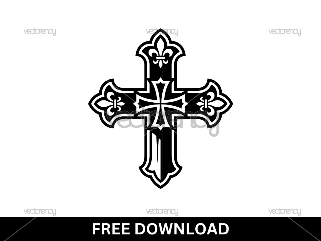 Cross Gothic Clipart Image Free