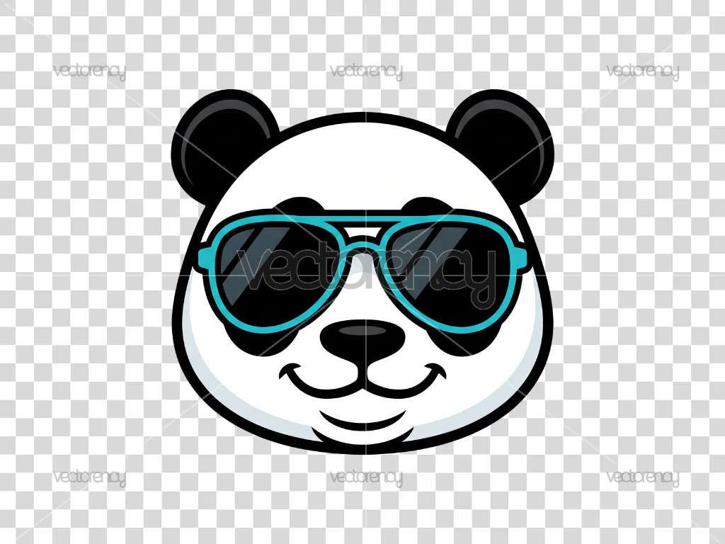 Panda Head PNG Clipart Cartoon