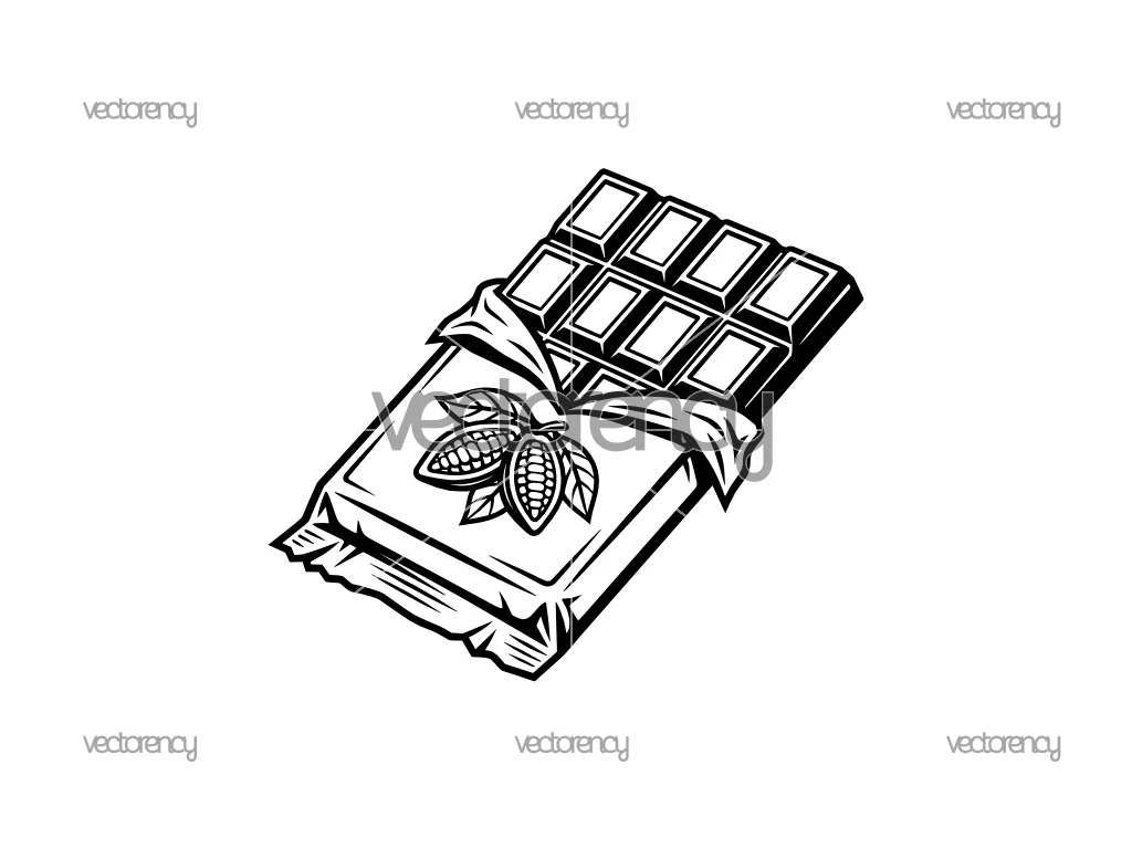 Chocolate Bar SVG Vector