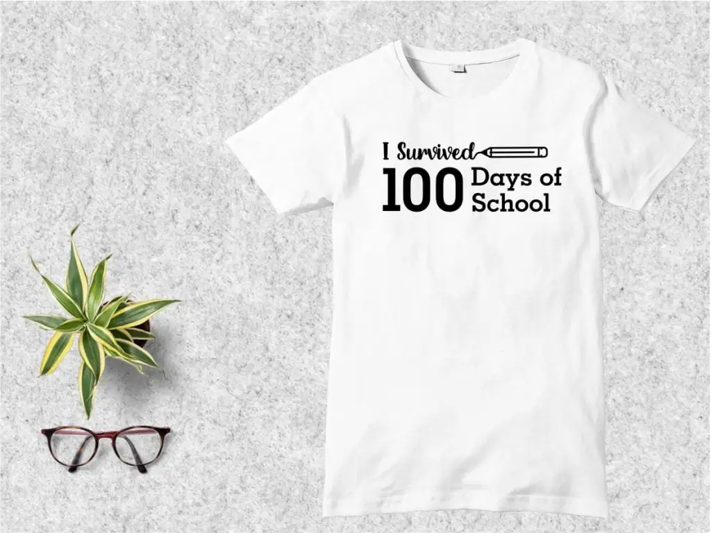 I Survived 100 Days of School SVG