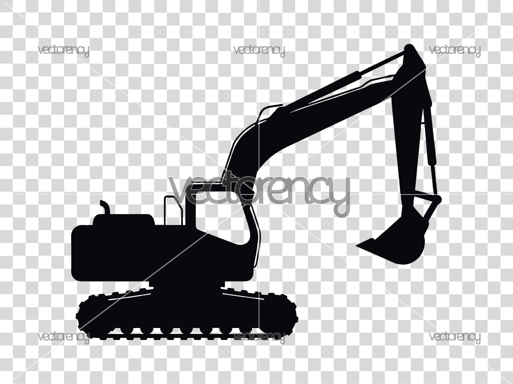 Excavator Silhouette