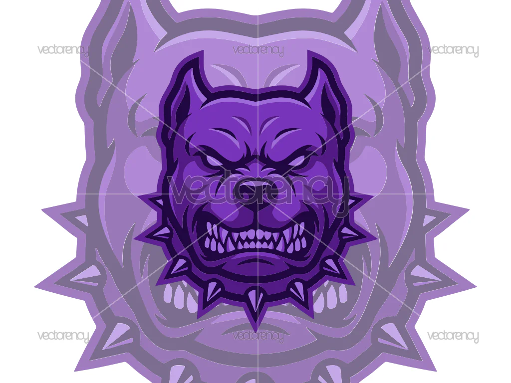 Pitbull Logo Mascot Esport Design Vector PNG