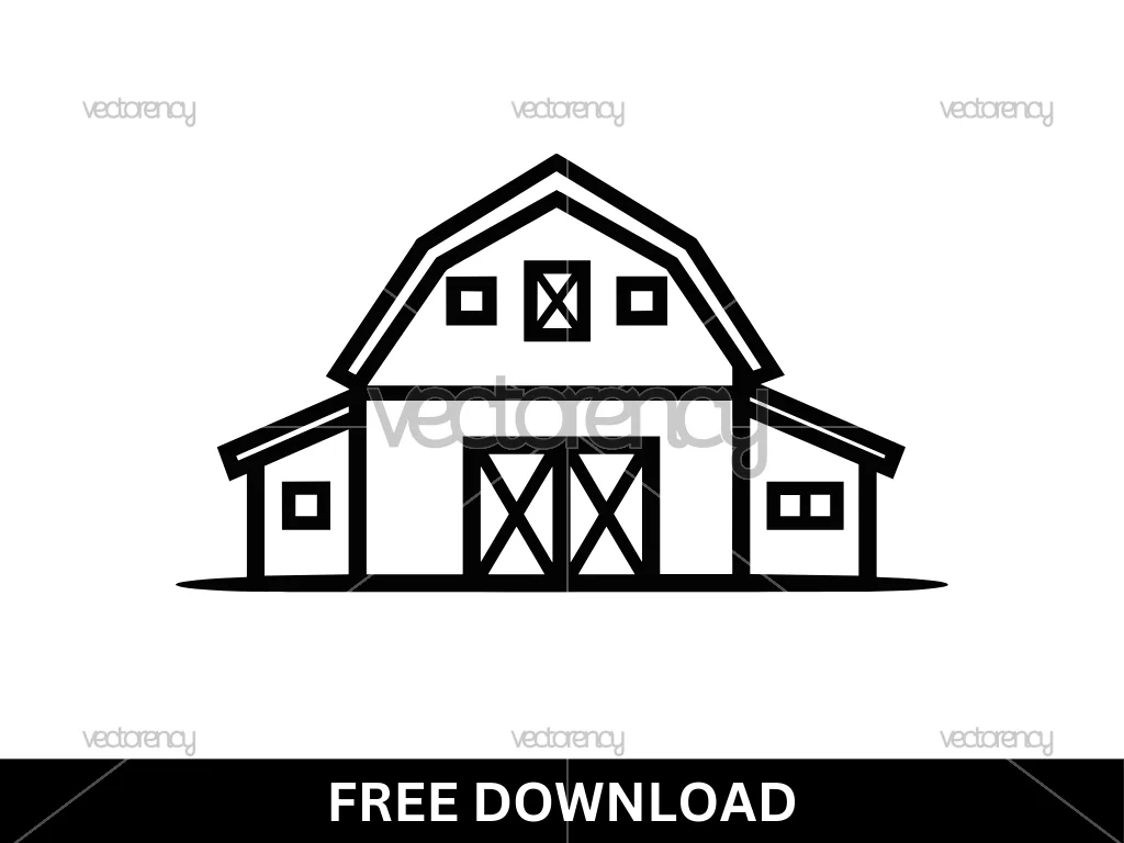Free Barn SVG For Cricut