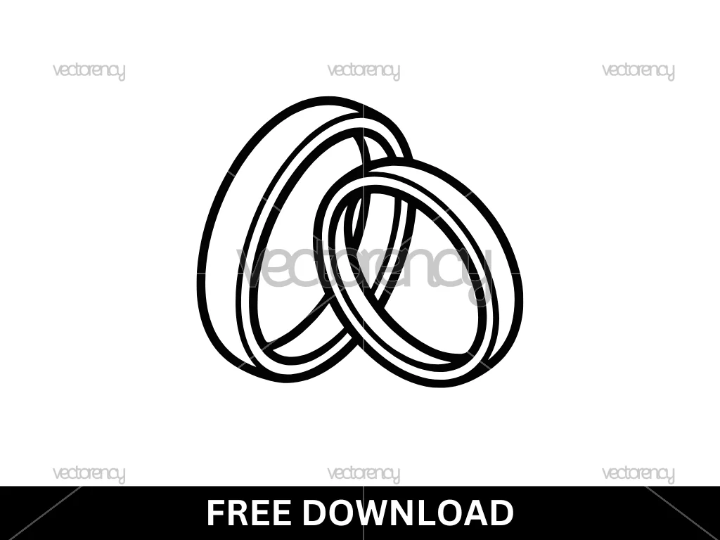 Free Wedding Rings SVG Cricut