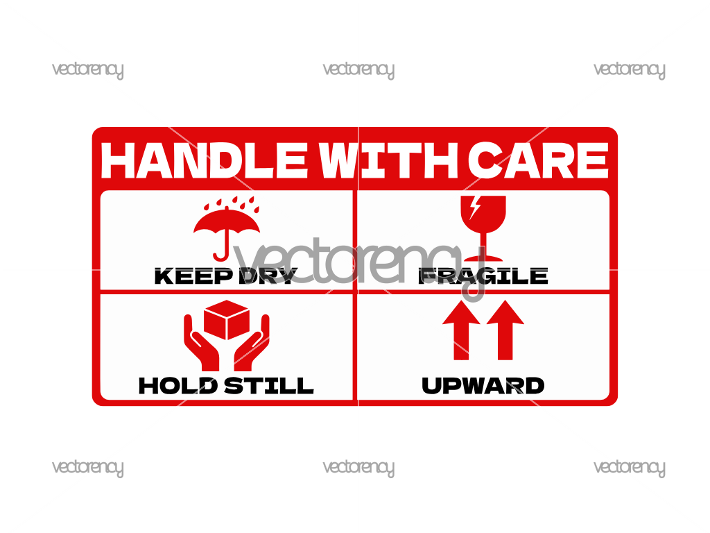Handle With Care SVG PNG Image Clipart