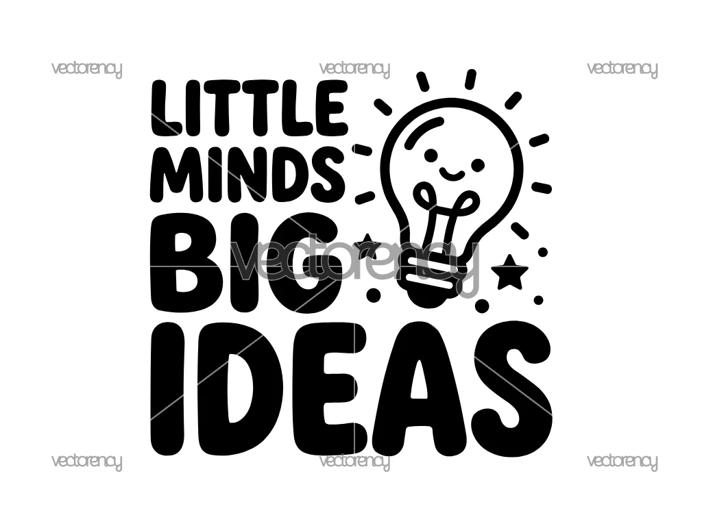 Little Minds Big Ideas SVG