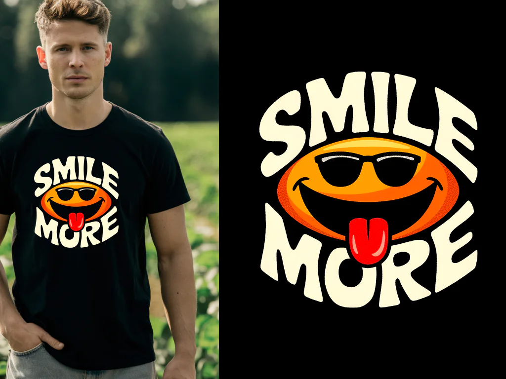 Smile More Emoji PNG Download