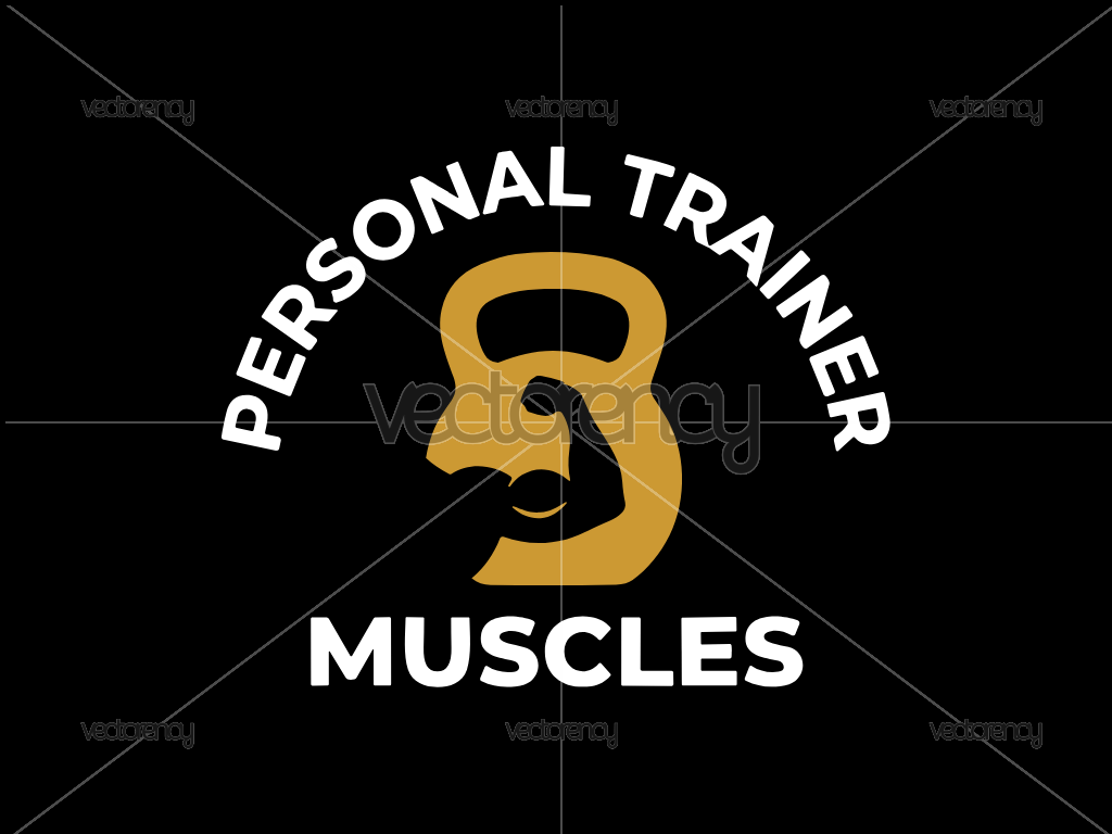 Personal Trainer Muscles SVG Cut File Vector Download