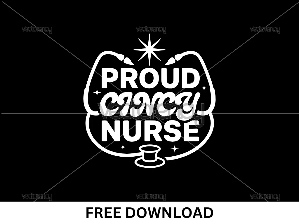 Proud Cincy Nurse SVG Image Cricut Free