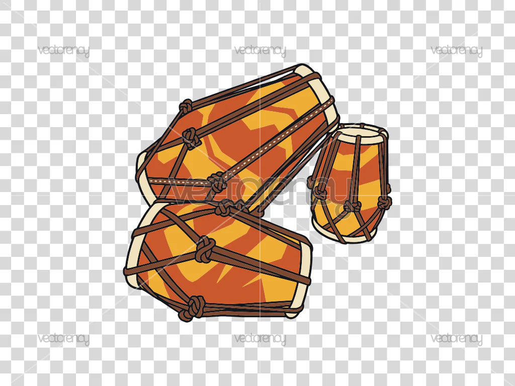 Kendang Jaipong Rampak Indonesian Music Vector