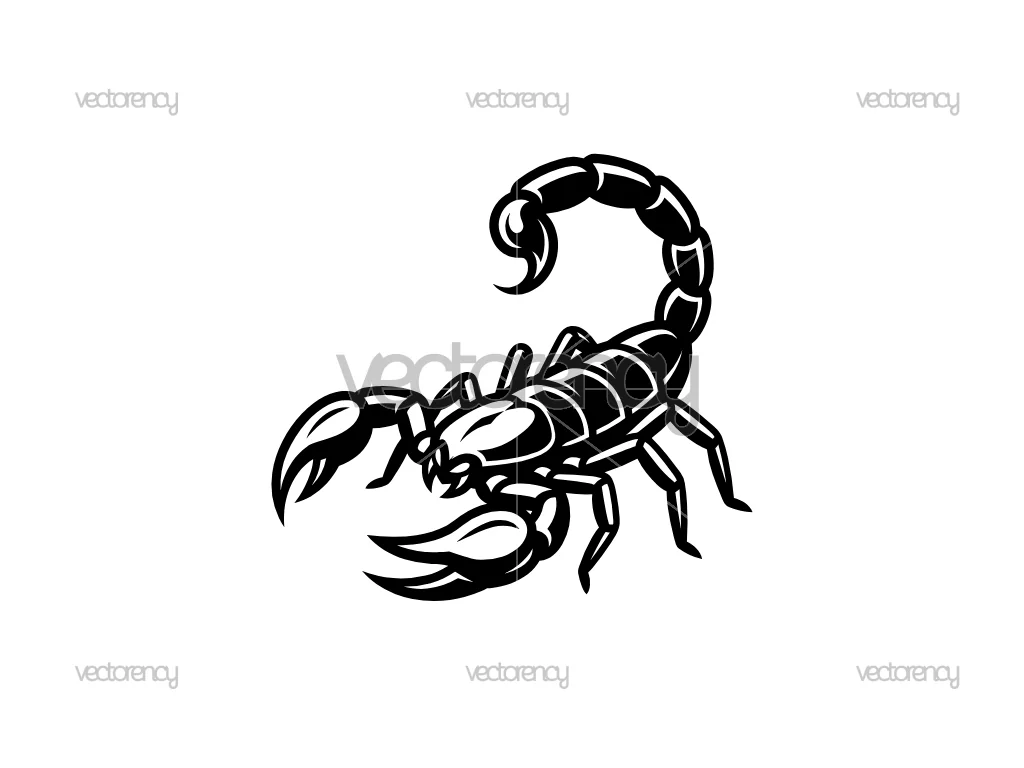 Scorpion DXF SVG PNG EPS