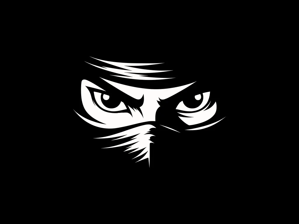 Ninja Eyes Vector Download