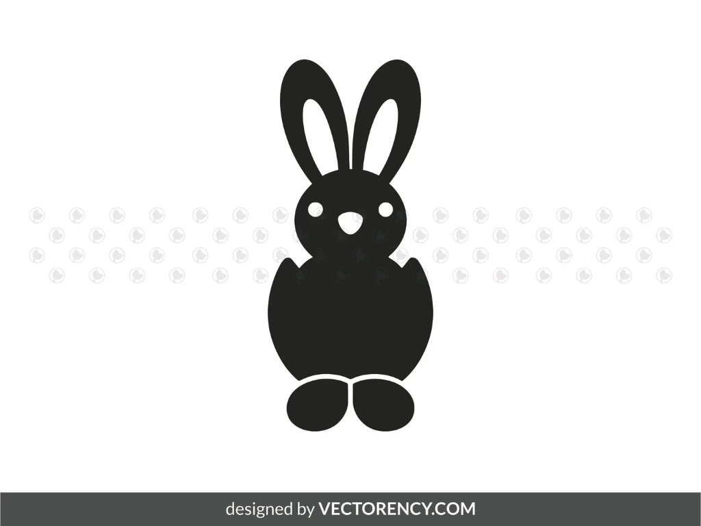 Peeps Bunny Silhouette, Peep SVG